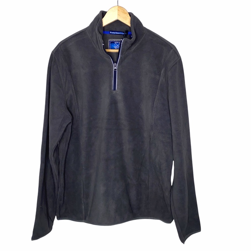 Vintage 1946 Fleece Pulllover Mens Large NWT Quarter Zip *